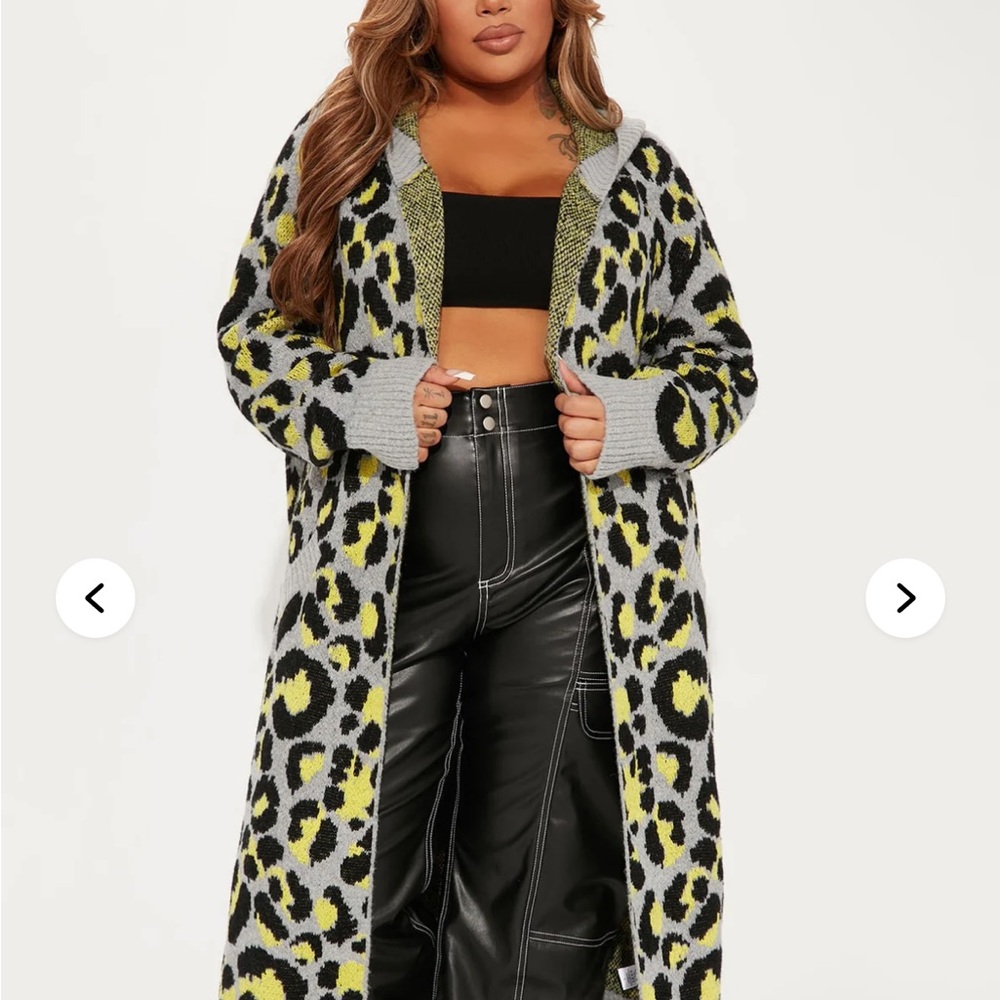 Dangerously Beautiful Leopard Cardigan - Yellow Fashion Nova